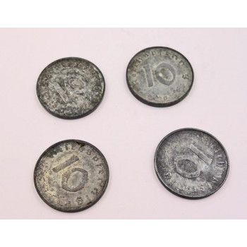 Münze Coin 10 Pfennig Zink...