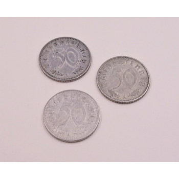 Münze Coin 50 Reichspfennig...