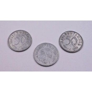 Münze Coin 50 Reichspfennig...