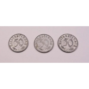 Münze Coin 50 Reichspfennig...