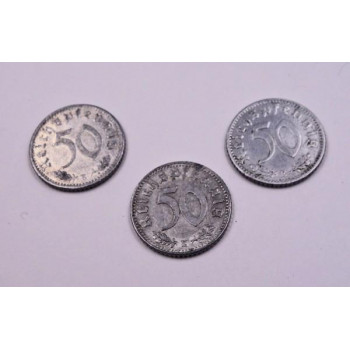 Münze Coin 50 Reichspfennig...
