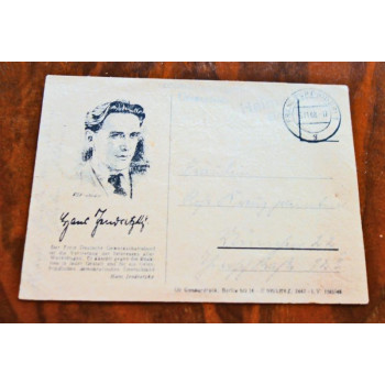 Postkarte Hans Jendretzky...
