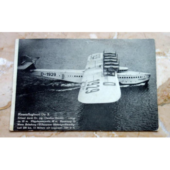 Postkarte Riesenflugboot Do...