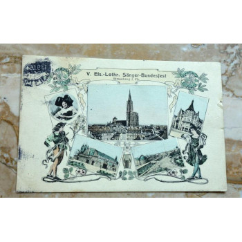 Postkarte Els.- Lothr....