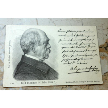 Postkarte Fürst Bismarck im...
