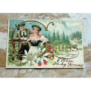 Postkarte Gruss aus den...