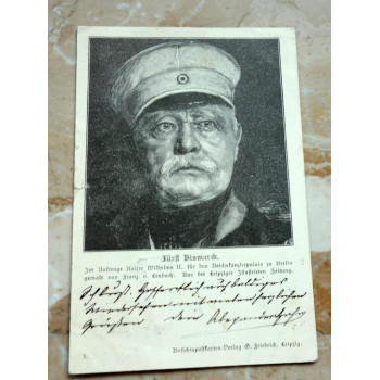 Postkarte Fürst Bismarck 1898