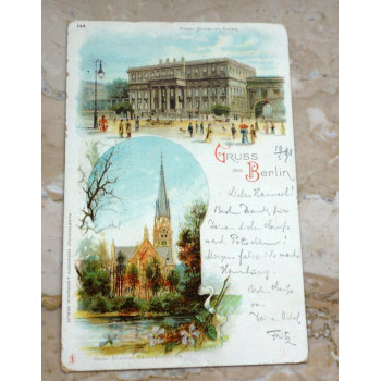 Postkarte Gru0 aus Berlin...