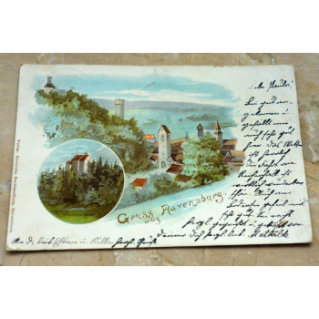 Postkarte Gruß aus Regensburg 