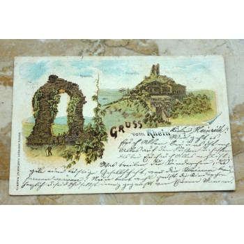 Postkarte Gru0 vom Rhein 1....