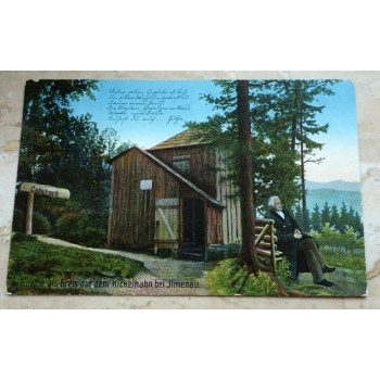 Postkarte Goethe als Greis...
