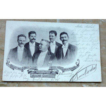 Postkarte Koschat Quintett...