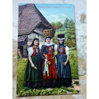 Postkarte Volkstracht aus...