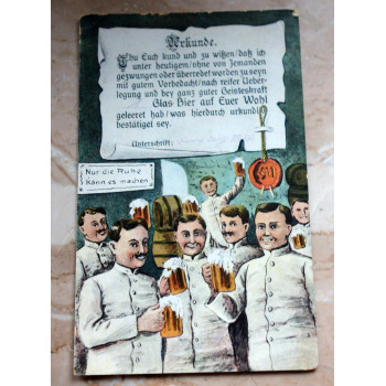 Üostkarte Urkunde Spruch...