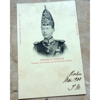 Postkarte Friedrich Wilhelm...