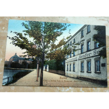 Postkarte Borno Restourant...