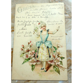 Postkarte Gruss aus Karte...