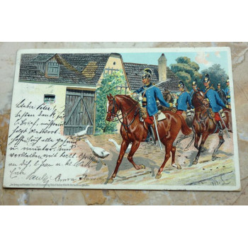 Postkarte Im Krieg und...
