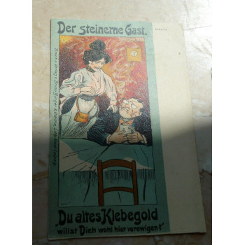 Postkarte Der steinere Gast...