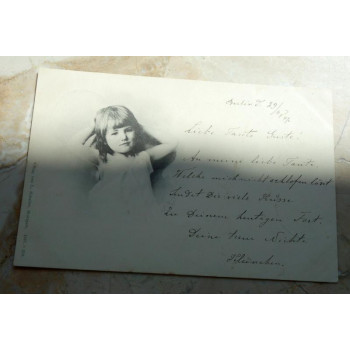 Postkarte 29.11.1897 Grußkarte