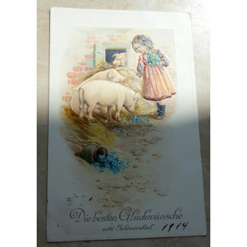 Postkarte zum Jahreswechsel...