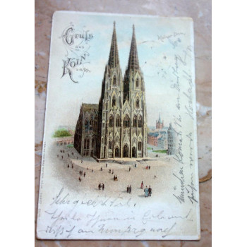 Postkarte Gruss aus Köln...