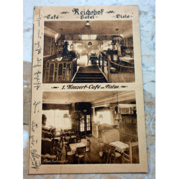 Postkarte Reichshof Hotel...
