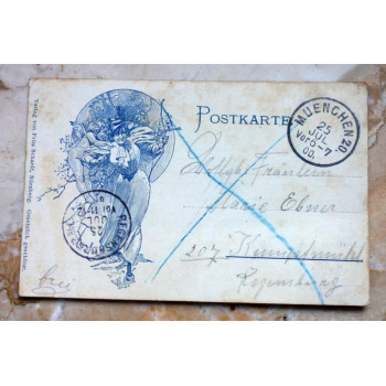 Postkarte Postanweisung...