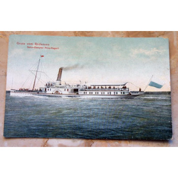 Postkarte Salon - Dampfer...