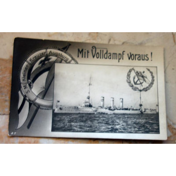 Postkarte mit Volldampf...