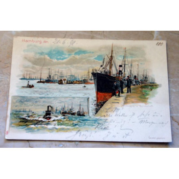 Postkarte Hamburg den...