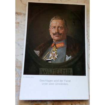Postkarte geschlagen wird...