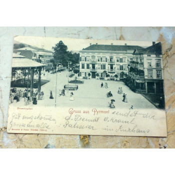 Postkarte Gruss aus Pyrmont...