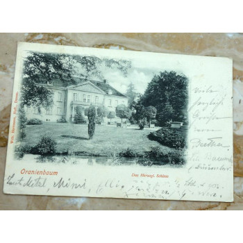 Postkarte Oranienbaum das...