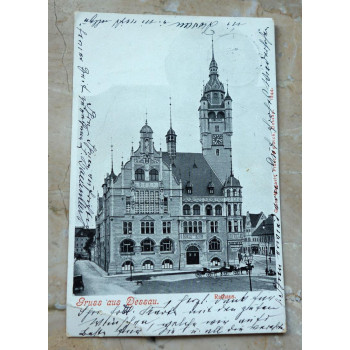 Postkarte Gruss aus Dessau...