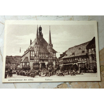 Postkarte Wernigerode am...