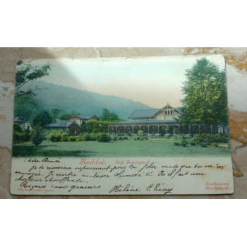 Postkarte Karlsbad Cafe...