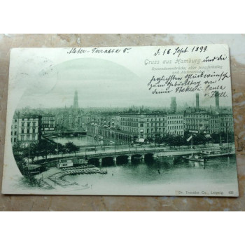 Postkarte Gru0 aus Homburg...