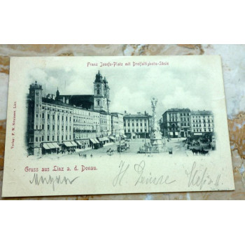 Postkarte Gruss aus Linz...