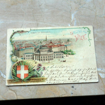 Postkarte Gruss aus Wien...