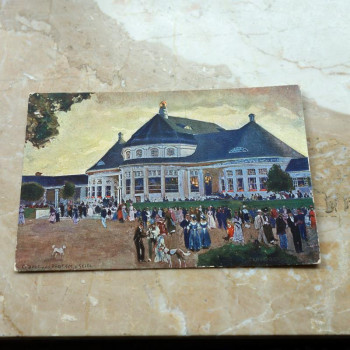 Postkarte Erbaut vom Prof....