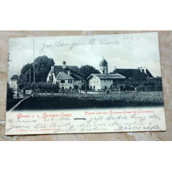 Postkarte Gru0 von der...