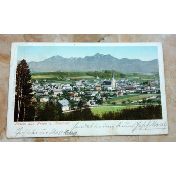 Postkarte Gruss aus Prien...
