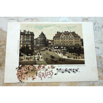 Postkarte Gruss aus München...