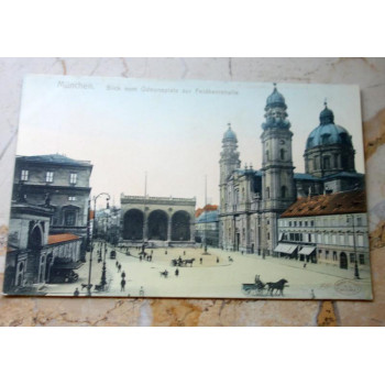 Postkarte München Blick vom...