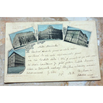 Postkarte C. k. ceska...