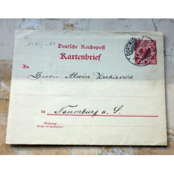 Postkarte Brief Reichspost...