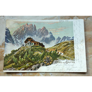 Postkarte Gruß vom Grutten...