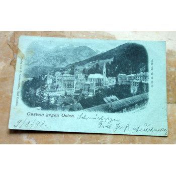 Postkarte Gastein gegen...
