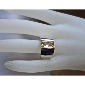Ring mit Zitin Citrin in...